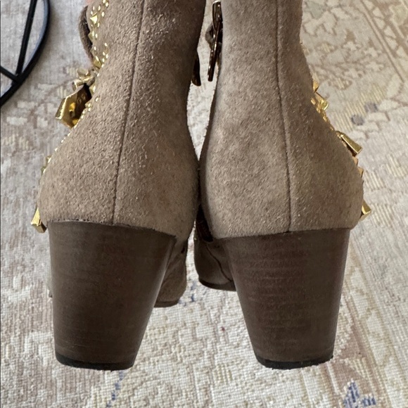 ASH Joyce suede Leather Booties Size 36 - Picture 6 of 10